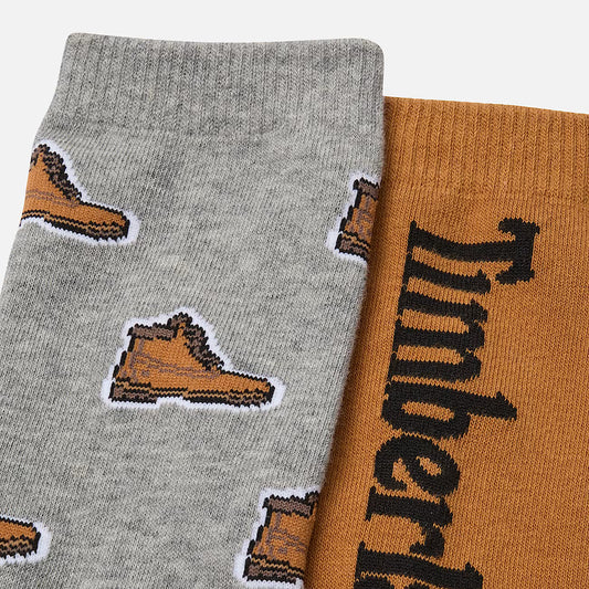 2-Pack All Over Print Crew Sock