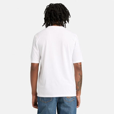 Men's Uv-Protection Logo Short Sleeve T-shirt (White)