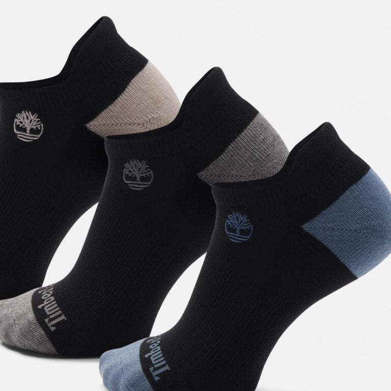 Women's 3PP No Show with Blister Pad (Jet Black)