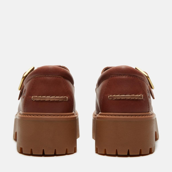 Women’s Stone Street Platform Buckle Shoe (Rust Full Grain)