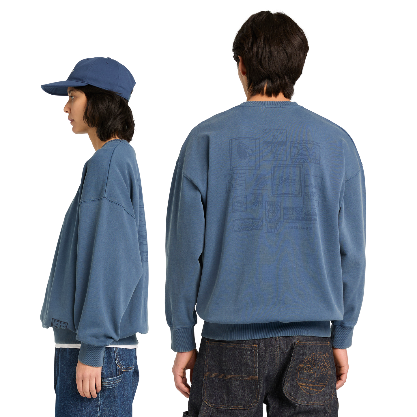 Year of the Horse Crewneck Sweatshirt (Dark Denim)