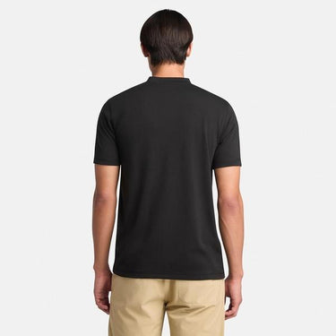 Men's Quick-Dry Short Sleeve Polo (Black)