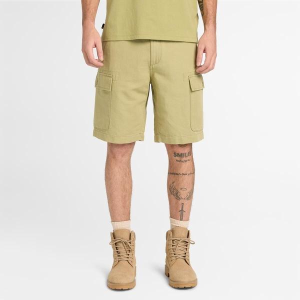 Men’s Brookline Cotton-Linen Cargo Short (Sage)