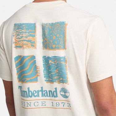 Timberland Coastal Textures Back Graphic  Vintage White for Mens
