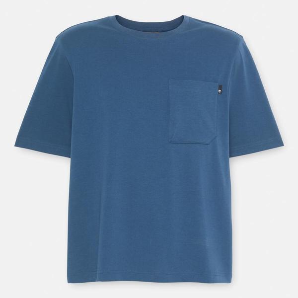 Men's Timberchill Uv Protection Short Sleeve (Dark Denim)