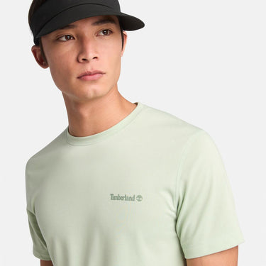 Timberland Short Sleeve Tshirt Cameo Green for Mens