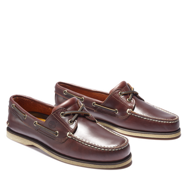Men's Classic 2-Eye Boat Shoe(Brown)