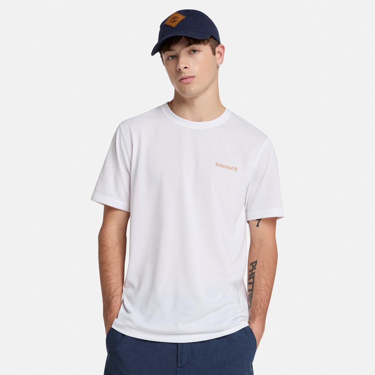 Men's Quick-Drying Short-Sleeve T-Shirt (White)