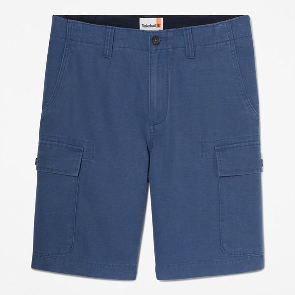 Men’s Brookline Cotton-Linen Cargo Short (Oceana)