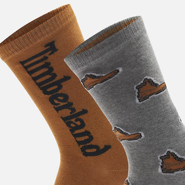 2-Pack All Over Print Crew Sock
