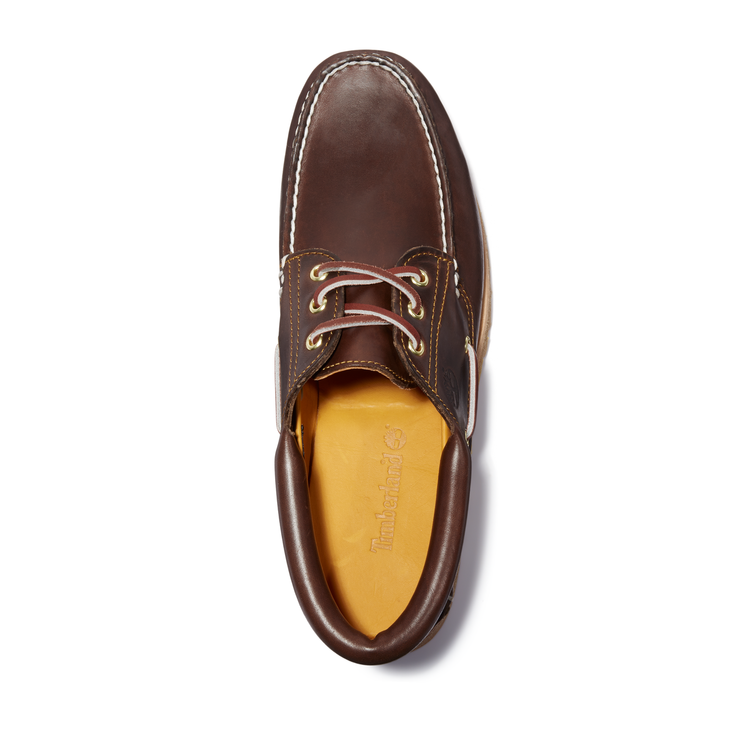 Men's Timberland 3-Eye Lug Boat Shoe (Brown)