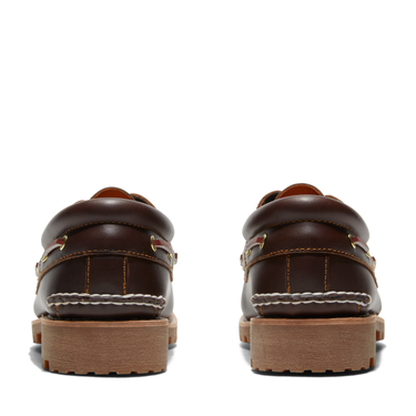Men's Timberland 3-Eye Lug Boat Shoe (Brown)