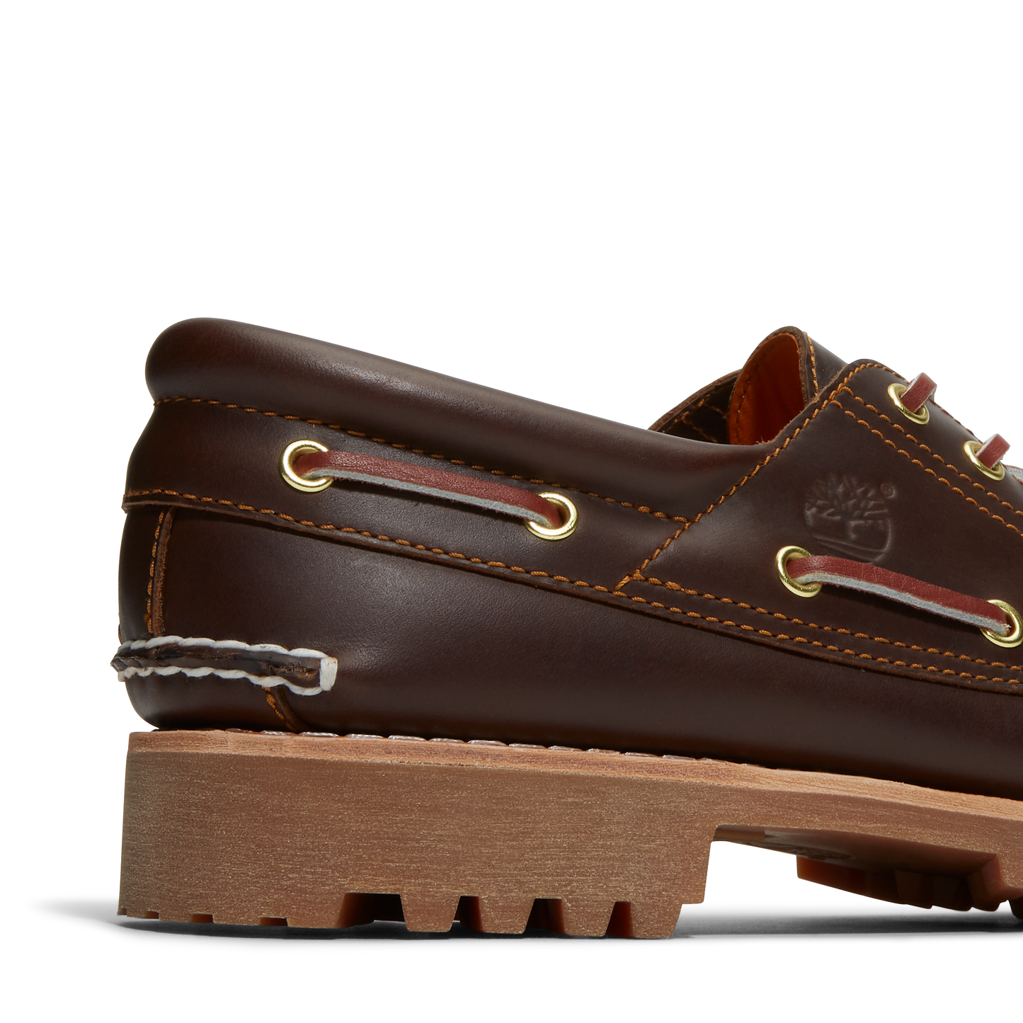 Men's Timberland 3-Eye Lug Boat Shoe (Brown)