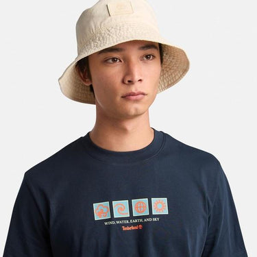 Timberland Front Graphic T-Shirt Dark Sapphire for Mens
