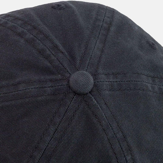 All Gender Midland Beach Black Embroidered Logo Baseball Cap