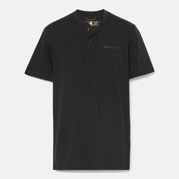 Men's Quick-Dry Short Sleeve Polo (Black)