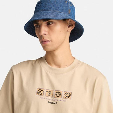 Timberland Front Graphic T-Shirt Safari for Mens