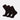 Year of the Hourse Quarter Sock (Black)