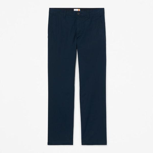 Men's Poplin Casual Trousers (Dark Sapphire)