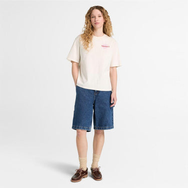 Women's Wide-Leg Pattern Short-Sleeve T-Shirt