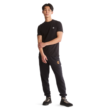 Men's Black Casual Short-Sleeve