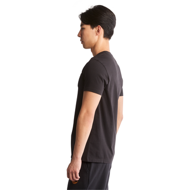 Men's Black Casual Short-Sleeve