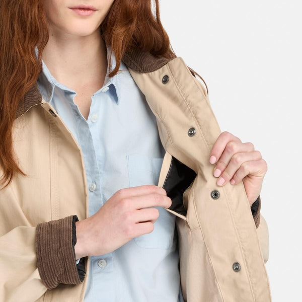 Women’s Wenham Waterproof Barn Coat (Safari)