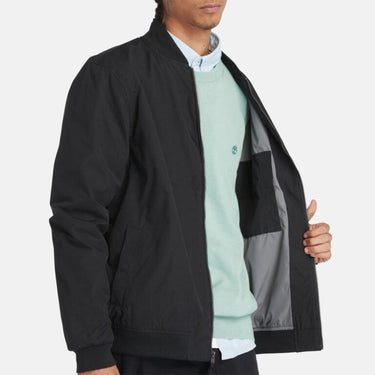 Men’s Durable Water Repellent Bomber Jacket (Black)