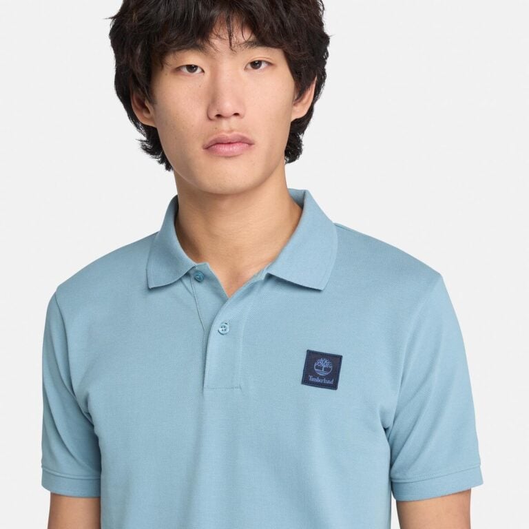 All Gender Woven Badge Polo (Citadel)