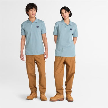 All Gender Woven Badge Polo (Citadel)