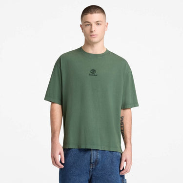 Men's Wide-Size Embroidered Logo T-Shirt