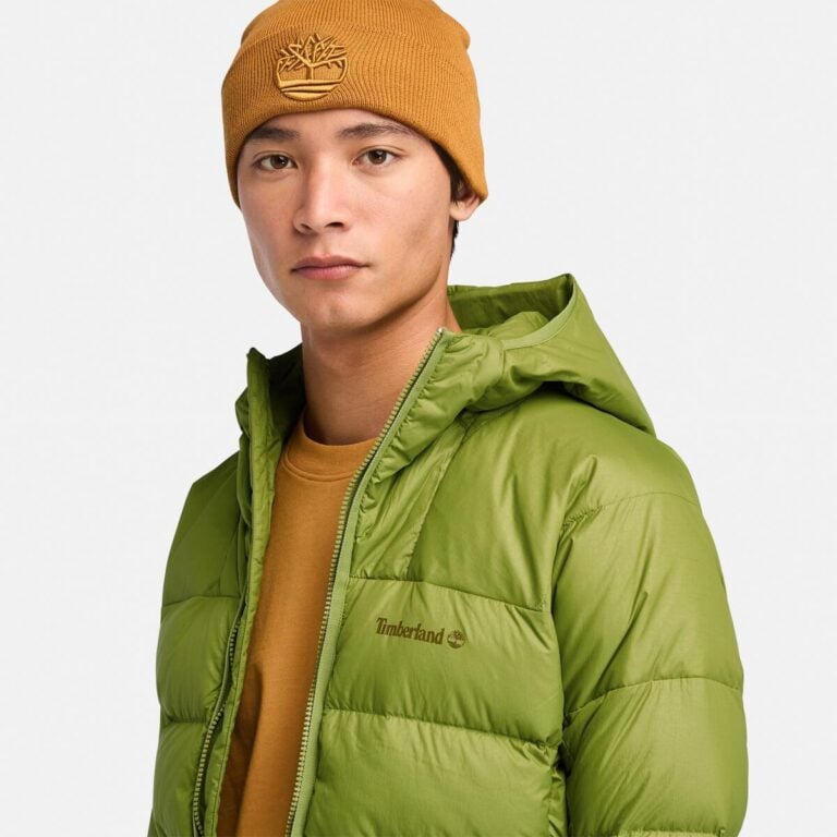 Men’s Bear Head Super Goose Down Hooded Jacket (Guacamole)
