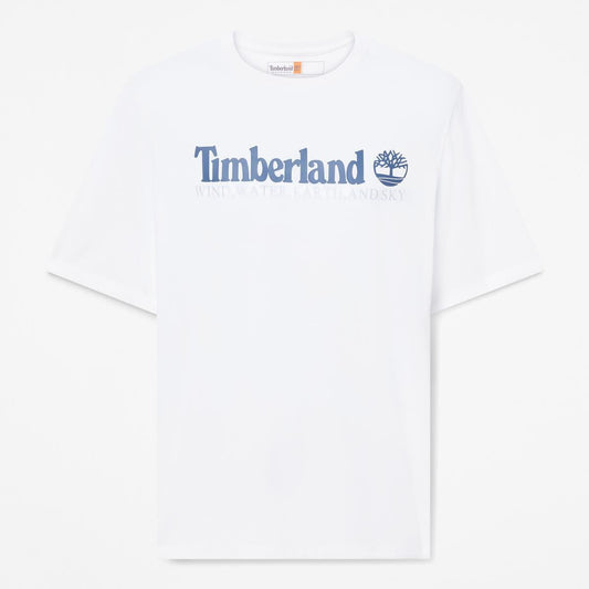 Men's Uv-Protection Logo Short Sleeve T-shirt (White)