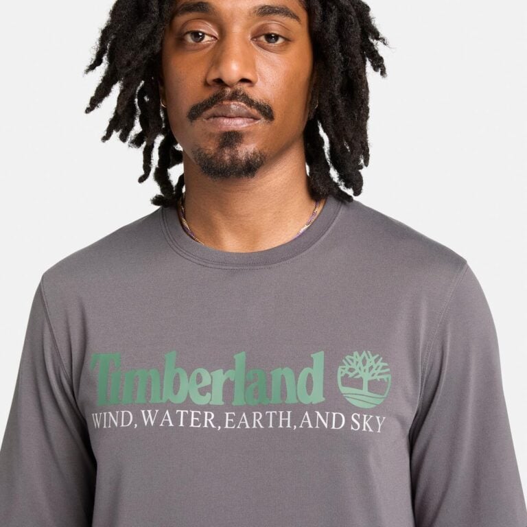 Men's Uv-Protection Logo Short Sleeve Tee(Blackened Pearl)