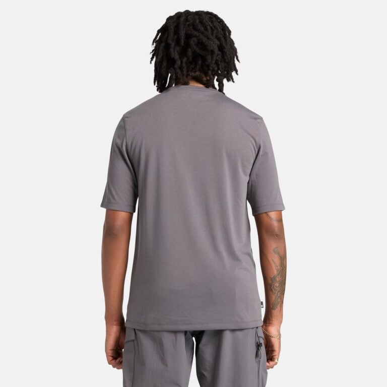 Men's Uv-Protection Logo Short Sleeve Tee(Blackened Pearl)