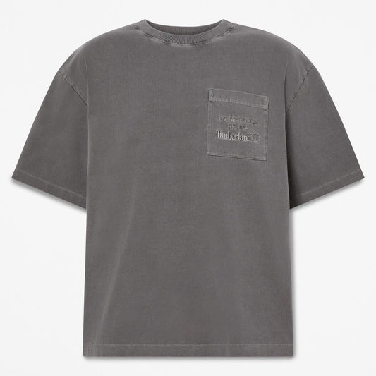 Men's Heavyweight Chest Pocket T-Shirt ( Blackened Pearl)