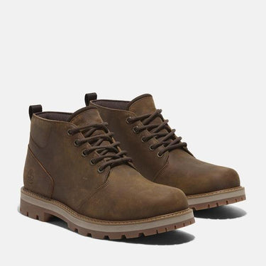 Men’s Britton Road Mid Lace-Up Waterproof Chukka Boot (Rust Full Grain)