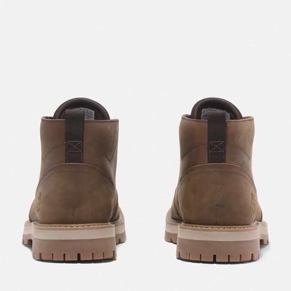 Men’s Britton Road Mid Lace-Up Waterproof Chukka Boot (Rust Full Grain)