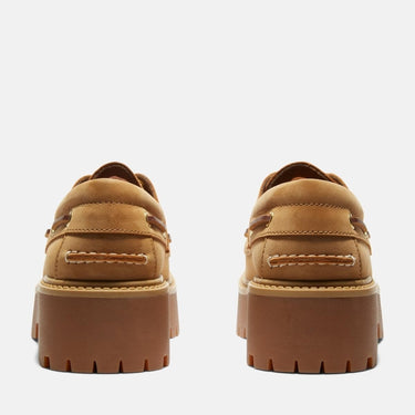 Women’s Stone Street Platform Boat Shoe (Wheat)