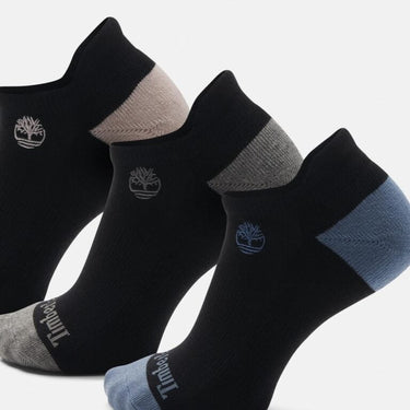 Women's 3PP No Show with Blister Pad (Jet Black)