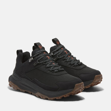 Men’s Motion Access Low Lace-Up Waterproof Sneaker (Black Mesh)