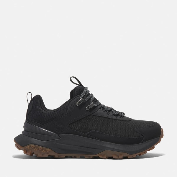 Men’s Motion Access Low Lace-Up Waterproof Sneaker (Black Mesh)