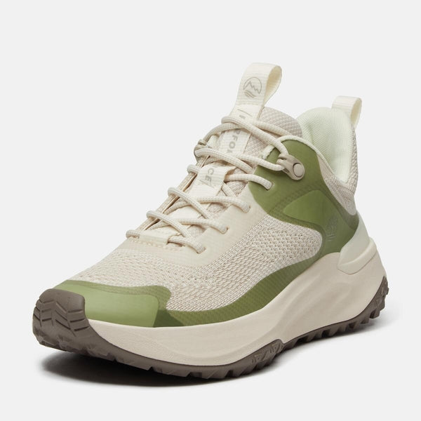 Women's Motion Access Low Lace Up Sneaker (Natural Knit w/ light green)
