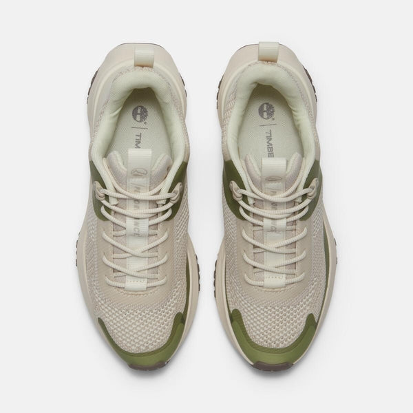 Women's Motion Access Low Lace Up Sneaker (Natural Knit w/ light green)