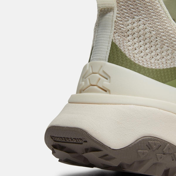 Women's Motion Access Low Lace Up Sneaker (Natural Knit w/ light green)