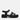 Women’s Stone Street Platform Backstrap Sandal (Black full grain)