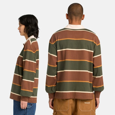 Men's Wide-Size Rugby Polo Shirt (Pinecone-Duffel bag)