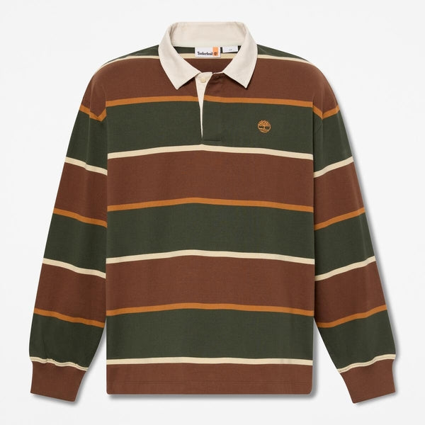 Men's Wide-Size Rugby Polo Shirt (Pinecone-Duffel bag)