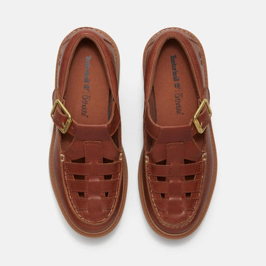 Women’s Stone Street Platform Buckle Shoe (Rust Full Grain)