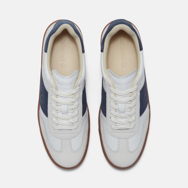 Men’s Lisbon Street Sneaker (White Full Grain with Dark Blue)